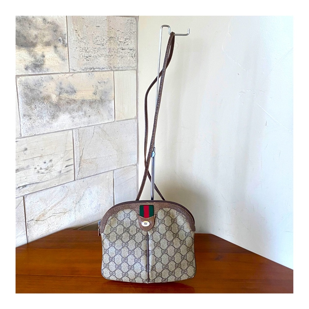 🎉🎉AUTHENTIC GUCCI CROSSBODY SHOULDER BAG VINTAGE CANVAS
